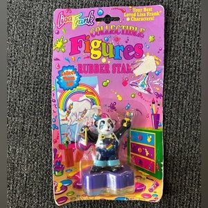 🦄🐼 Lisa Frank Collectable Panda Painter Rubber Stamp
